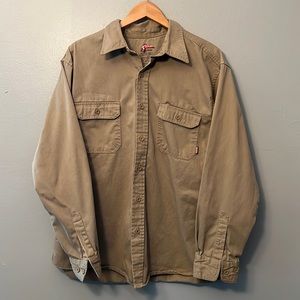 Craftsman Work Button Down Shirt Long Sleeve Size XL Mens